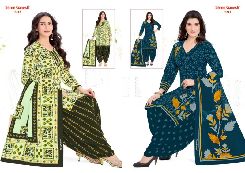 Hansika Vol 32 By Shree Ganesh Cotton Printed Dress Material 
